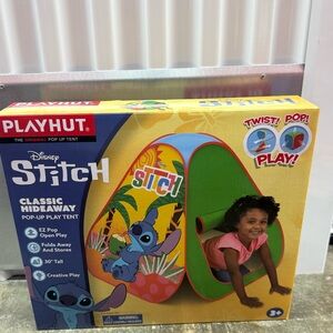 Disney Stitch Pop-Up Play Tent - Red and Green